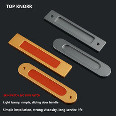 TOP KNORR Sliding Door Handle Hole-Free Kitchen Door Sticking Double-Sided Adhesive 3M Glass Door Warehouse Sliding Door Handle