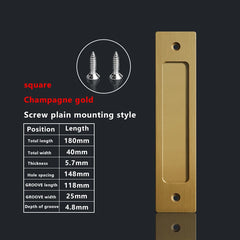 TOP KNORR Sliding Door Handle Hole-Free Kitchen Door Sticking Double-Sided Adhesive 3M Glass Door Warehouse Sliding Door Handle