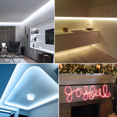 AC220V 110V EU US Plug Powered LED Cabinet Light Strip Kitchen Lamp Tape For Closet Wardrobe Cupboard Backlight Decor Lighting