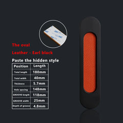 TOP KNORR Sliding Door Handle Hole-Free Kitchen Door Sticking Double-Sided Adhesive 3M Glass Door Warehouse Sliding Door Handle