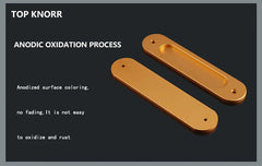 TOP KNORR Sliding Door Handle Hole-Free Kitchen Door Sticking Double-Sided Adhesive 3M Glass Door Warehouse Sliding Door Handle