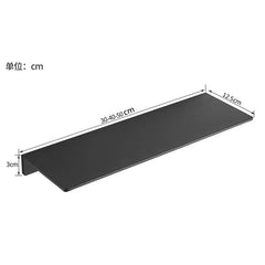 Bathroom Shelf Black Aluminum Kitchen Accessories Nail Bathroom Organizer Shower Storage Rack Shampoo Cosmetic White Shelves