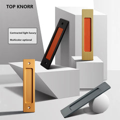 TOP KNORR Sliding Door Handle Hole-Free Kitchen Door Sticking Double-Sided Adhesive 3M Glass Door Warehouse Sliding Door Handle
