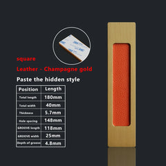TOP KNORR Sliding Door Handle Hole-Free Kitchen Door Sticking Double-Sided Adhesive 3M Glass Door Warehouse Sliding Door Handle