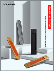 TOP KNORR Sliding Door Handle Hole-Free Kitchen Door Sticking Double-Sided Adhesive 3M Glass Door Warehouse Sliding Door Handle