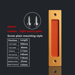 TOP KNORR Sliding Door Handle Hole-Free Kitchen Door Sticking Double-Sided Adhesive 3M Glass Door Warehouse Sliding Door Handle