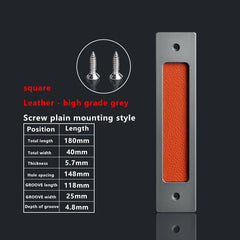 TOP KNORR Sliding Door Handle Hole-Free Kitchen Door Sticking Double-Sided Adhesive 3M Glass Door Warehouse Sliding Door Handle