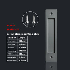 TOP KNORR Sliding Door Handle Hole-Free Kitchen Door Sticking Double-Sided Adhesive 3M Glass Door Warehouse Sliding Door Handle