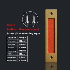 TOP KNORR Sliding Door Handle Hole-Free Kitchen Door Sticking Double-Sided Adhesive 3M Glass Door Warehouse Sliding Door Handle