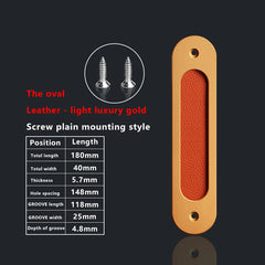 TOP KNORR Sliding Door Handle Hole-Free Kitchen Door Sticking Double-Sided Adhesive 3M Glass Door Warehouse Sliding Door Handle