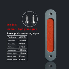 TOP KNORR Sliding Door Handle Hole-Free Kitchen Door Sticking Double-Sided Adhesive 3M Glass Door Warehouse Sliding Door Handle