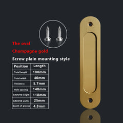 TOP KNORR Sliding Door Handle Hole-Free Kitchen Door Sticking Double-Sided Adhesive 3M Glass Door Warehouse Sliding Door Handle