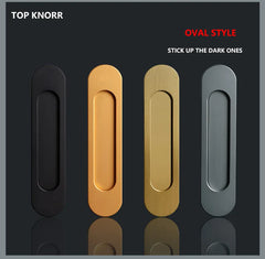 TOP KNORR Sliding Door Handle Hole-Free Kitchen Door Sticking Double-Sided Adhesive 3M Glass Door Warehouse Sliding Door Handle