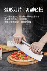 Aixiangru-Rocking Pizza Knife Gadget Sets, Bike Round Knife, Utensils, Bakery Accessories, Metal Kitchen Tools