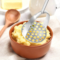 Potato Masher Mashed Potatoes Tool Avocado Metal Wood Stainless Steel Household Presser Kitchen Gadget Baby Vegetable