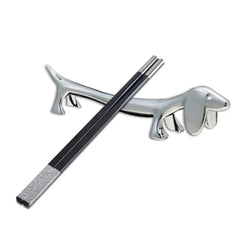 1/3/5PCS  Cutlery Bracket Dog Chopsticks Holder Stainless Steel Chopsticks Rest Dinner Table Supplies Home Kitchen Accessories