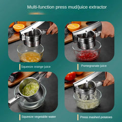 Masher Ricer Press Mashed Potatoes Stainless Steel Crushing Puree Fruit Vegetable SqueezerJuicer Press Maker Kitchen Tools