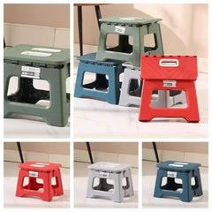 Lightweight Folding Step Stool Multi Purpose Handheld Thickened Footstool* Non-Slip Plastic Small Benches Kitchen