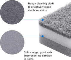 Magic Three Layers Cleaning Sponges Reusable Pan Pot Dishwashing Scouring Pads Household Kitchen Sponge Wipes Brush Clean Tools