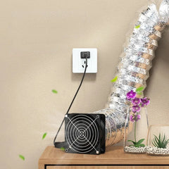 Domestic Fume Exhauster Strong Exhaust Fan Rental Room Kitchen Exhaust Fan Duct Fan Bathroom Ventilator Adjustable Speed Fan