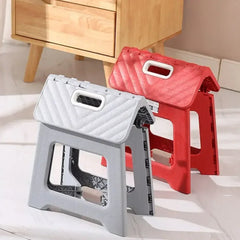 Lightweight Folding Step Stool Multi Purpose Handheld Thickened Footstool* Non-Slip Plastic Small Benches Kitchen