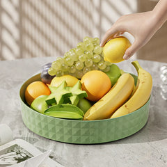 1Pc Kitchen Storage Spice Rack 360 Degree Rotating Cabinet Organizer Tray Non-Slip Spice Round Rack Plate Cosmetic Organizer