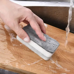 Magic Three Layers Cleaning Sponges Reusable Pan Pot Dishwashing Scouring Pads Household Kitchen Sponge Wipes Brush Clean Tools