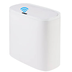 Automatic Bathroom Trash Can with Lid, Touchless Small Trash Can, Motion Sensor Waterproof Slim Garbage Can for Kitchen, Bedroom