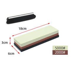 Knife Sharpening Stone Kit  Kitchen Knife Sharpener Whetstone Dual Side Set Grinding Shapner Whetstone Knife Sharpener Tool