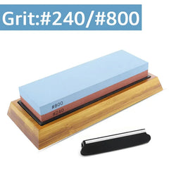 Knife Sharpening Stone Kit  Kitchen Knife Sharpener Whetstone Dual Side Set Grinding Shapner Whetstone Knife Sharpener Tool