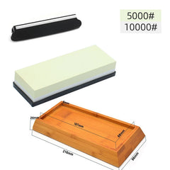 Knife Sharpening Stone Kit  Kitchen Knife Sharpener Whetstone Dual Side Set Grinding Shapner Whetstone Knife Sharpener Tool