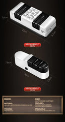 Electric Knife Sharpener Automatic Cut Sharpeners 15-Degree Bevel Crude and Fine Grooves Knives Scissors Kitchen Cutter Grinder