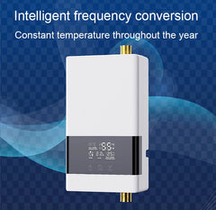 Remote Instantaneous Tankless Electric Hot Water Heater Kitchen Instant Heating Faucet Tap Bathroom Shower Temperature Setting