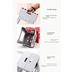 Lightweight Folding Step Stool Multi Purpose Handheld Thickened Footstool* Non-Slip Plastic Small Benches Kitchen
