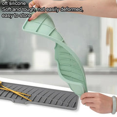 Kitchen Faucet Silicone Mat Bathroom Anti-Slip Sink Drain Mat, Slope Diversion Drainage Mat, Tableware Drying Protection Mat
