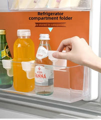 Efficient Refrigerator Kitchen Organizer Shelf Storage Dividers for Eggs Bottles and Other Items organizer kitchen fridge