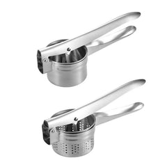 Masher Ricer Press Mashed Potatoes Stainless Steel Crushing Puree Fruit Vegetable SqueezerJuicer Press Maker Kitchen Tools