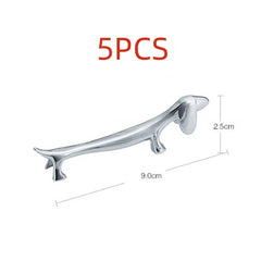 1/3/5PCS  Cutlery Bracket Dog Chopsticks Holder Stainless Steel Chopsticks Rest Dinner Table Supplies Home Kitchen Accessories