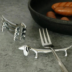 1/3/5PCS  Cutlery Bracket Dog Chopsticks Holder Stainless Steel Chopsticks Rest Dinner Table Supplies Home Kitchen Accessories
