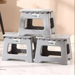 Lightweight Folding Step Stool Multi Purpose Handheld Thickened Footstool* Non-Slip Plastic Small Benches Kitchen