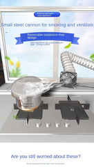 Domestic Fume Exhauster Strong Exhaust Fan Rental Room Kitchen Exhaust Fan Duct Fan Bathroom Ventilator Adjustable Speed Fan