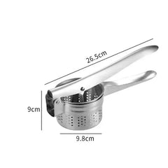 Masher Ricer Press Mashed Potatoes Stainless Steel Crushing Puree Fruit Vegetable SqueezerJuicer Press Maker Kitchen Tools