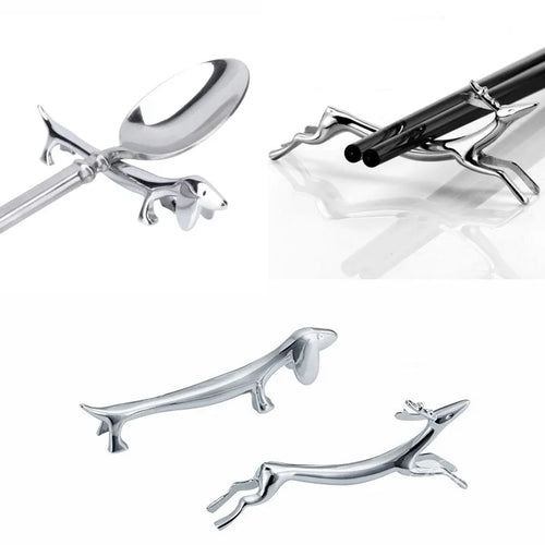 1/3/5PCS  Cutlery Bracket Dog Chopsticks Holder Stainless Steel Chopsticks Rest Dinner Table Supplies Home Kitchen Accessories