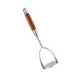Potato Masher Mashed Potatoes Tool Avocado Metal Wood Stainless Steel Household Presser Kitchen Gadget Baby Vegetable