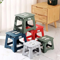 Lightweight Folding Step Stool Multi Purpose Handheld Thickened Footstool* Non-Slip Plastic Small Benches Kitchen